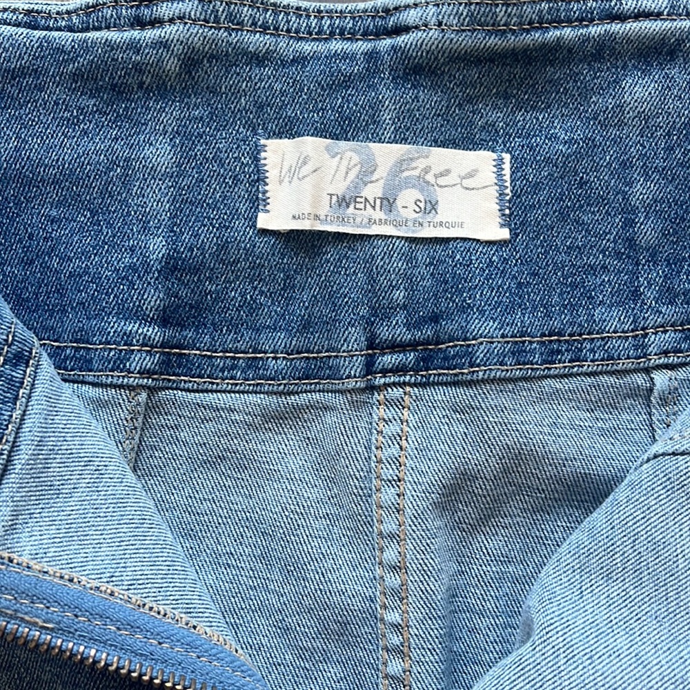 Free People | Indigo Blue Virgo Mini Skirt - Picture 5 of 6